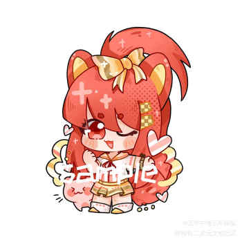 传传_凹凸世界埃米艾比安迷修q版头像绘画作品