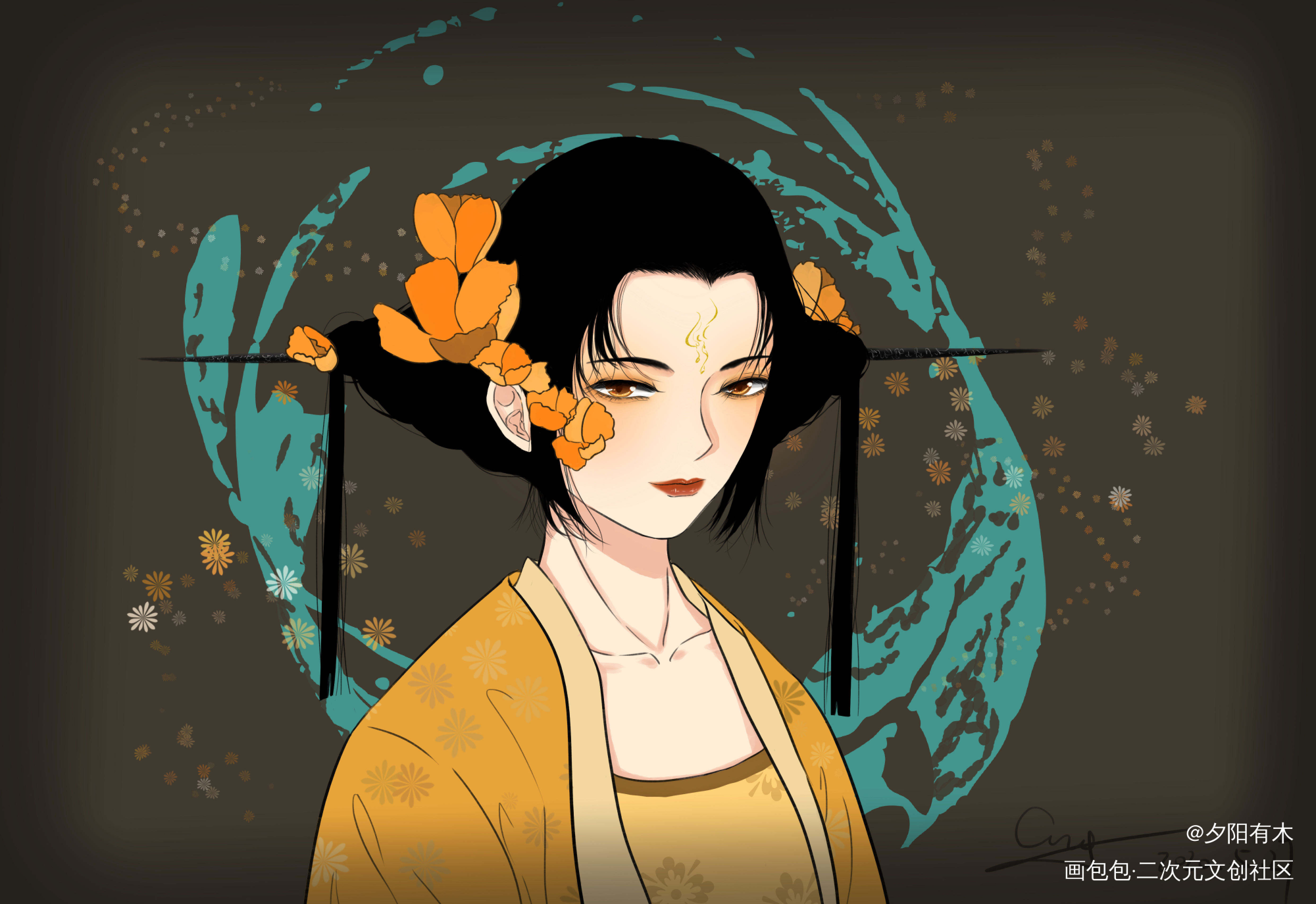 晚上好！_原创绘画作品