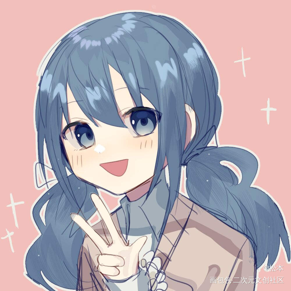 稿子和摸鱼_明日方舟送葬人oc绘画作品