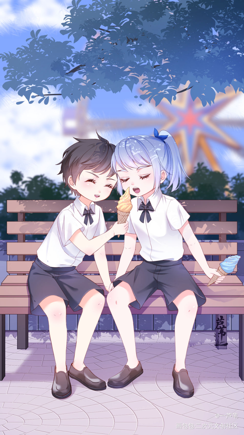 昆夜小朋友_神之塔第二十五夜昆夜昆日系我要上首推插画绘画作品