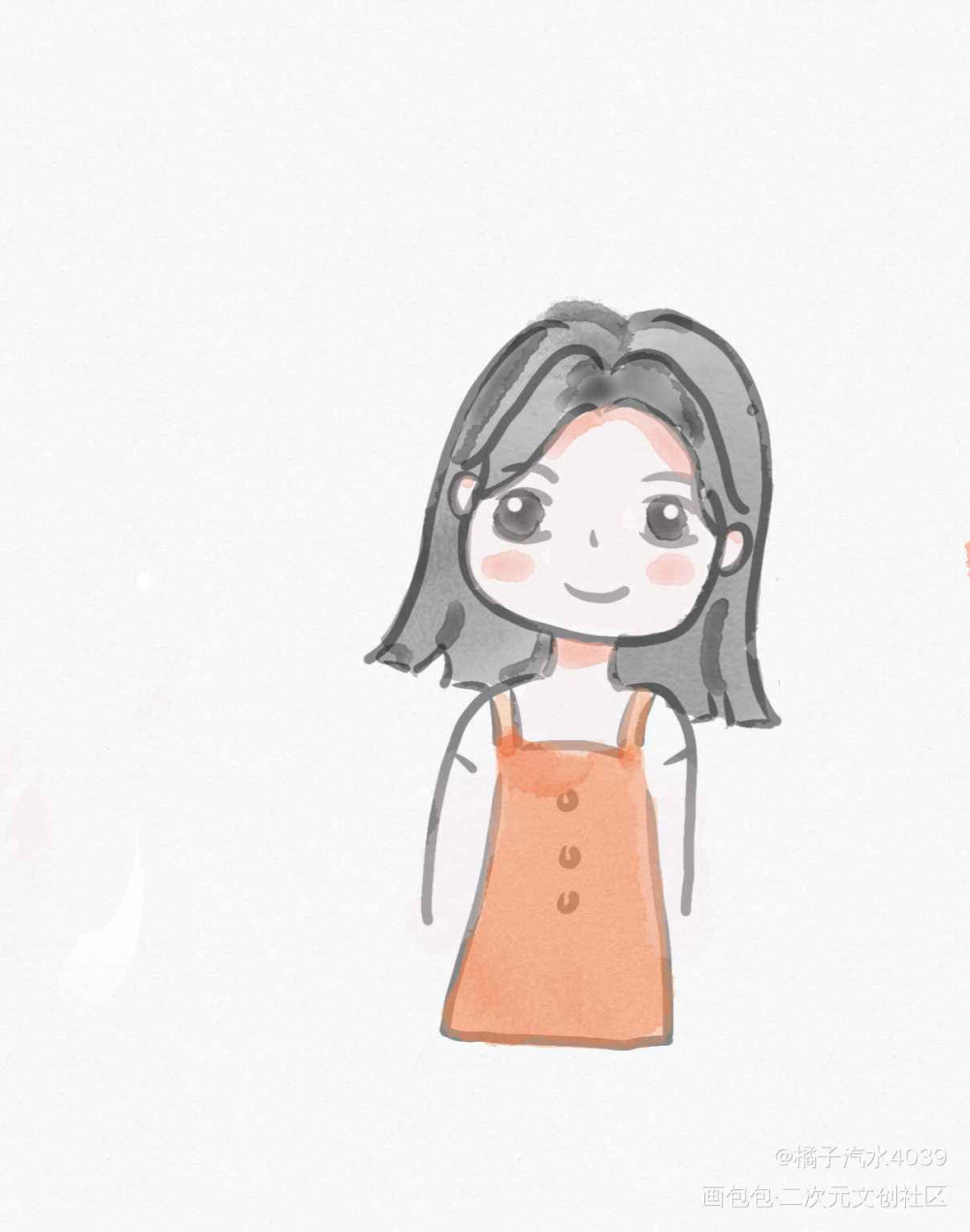 给亲友画的头像嘻嘻嘻～_头像原创头像绘画作品