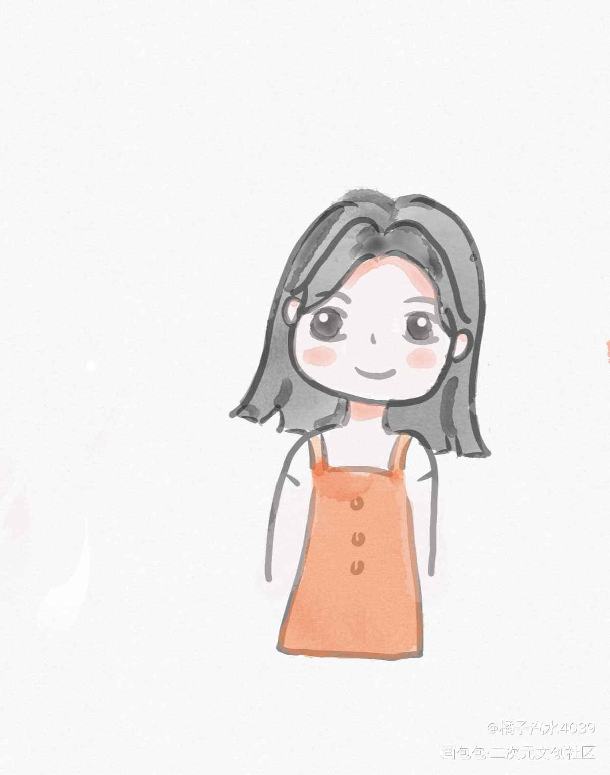 给亲友画的头像嘻嘻嘻～_头像原创头像绘画作品