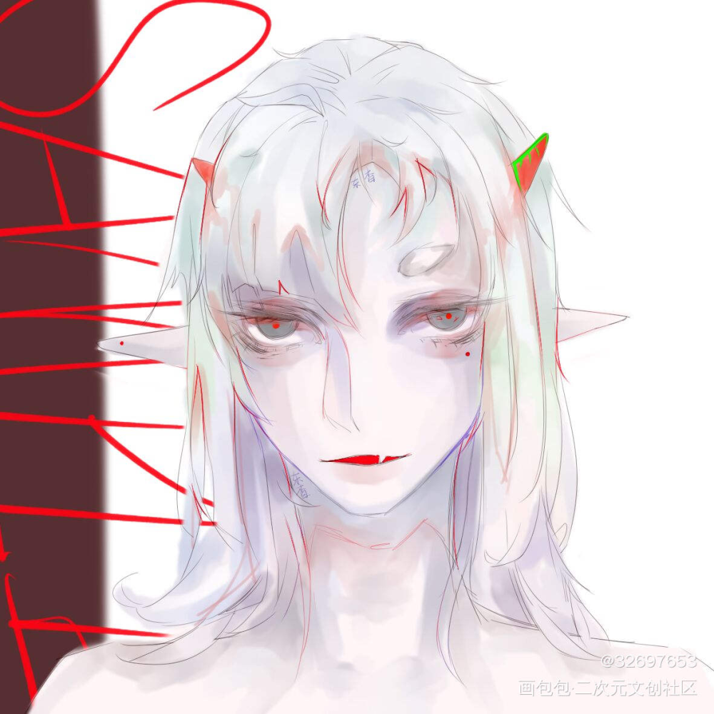 自设_oc绘画作品