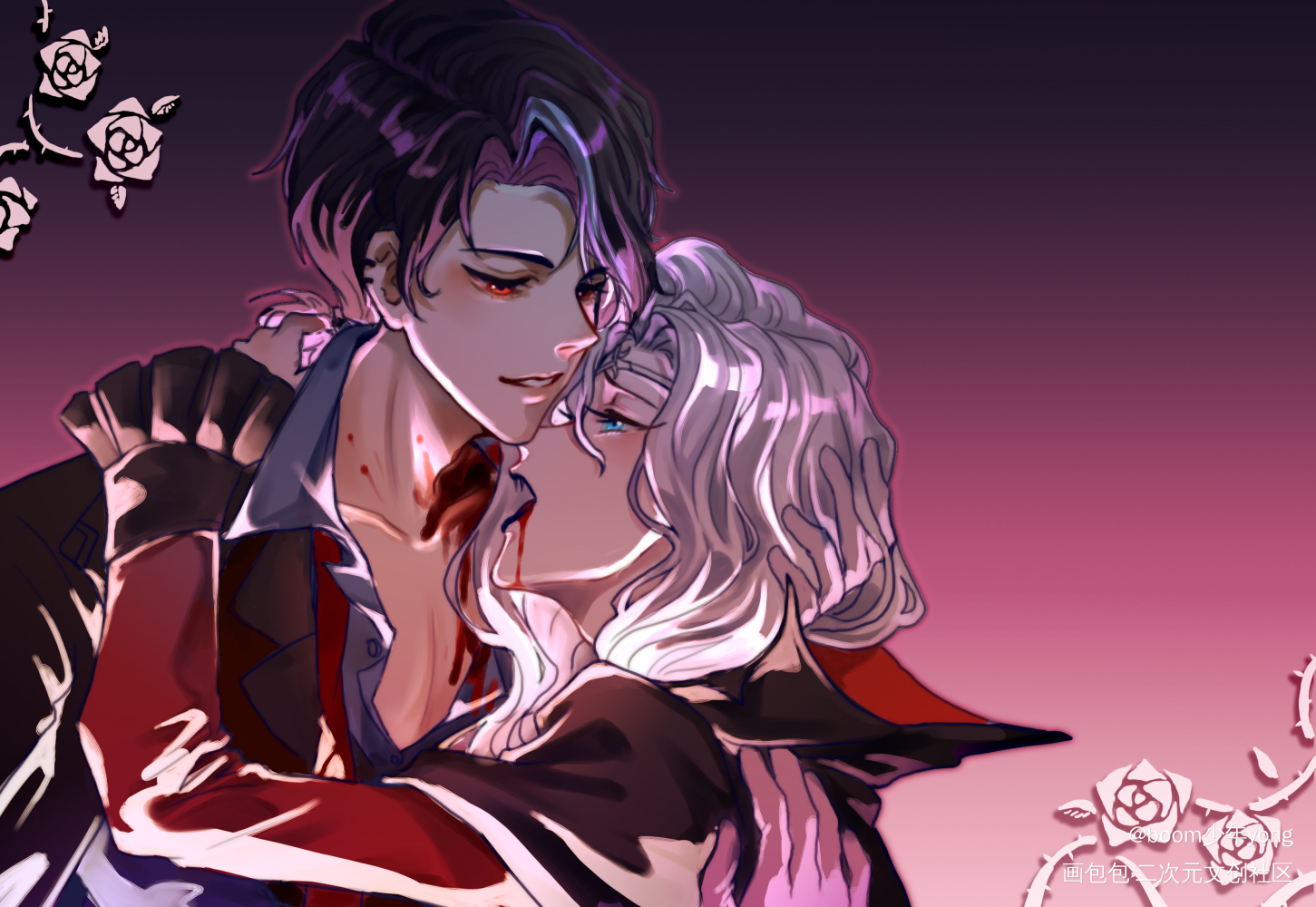 殓摄_第五人格入殓师约瑟夫平涂头像绘画作品
