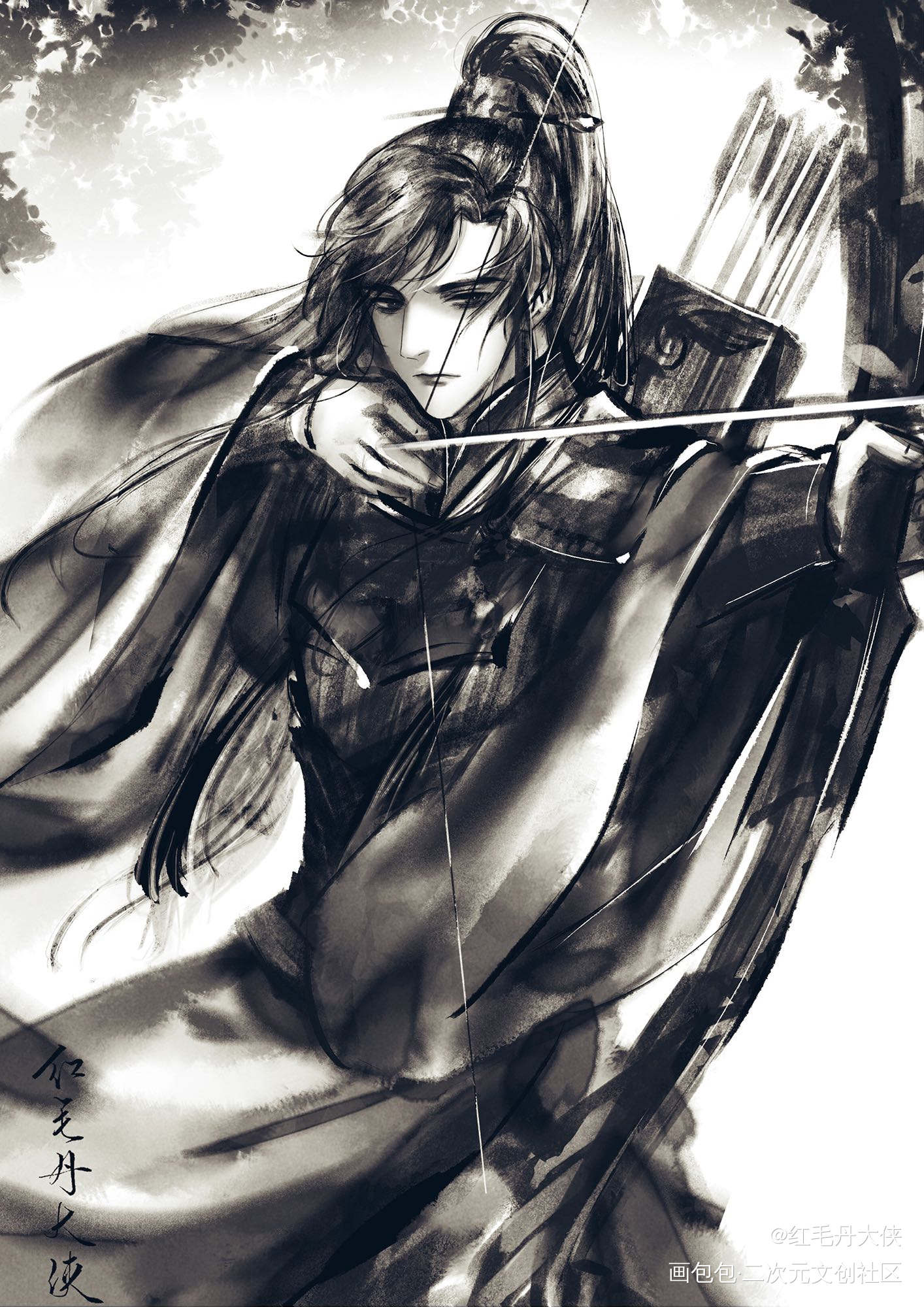 杀破狼 长顾_杀破狼长顾长庚顾昀平涂头像插画绘画作品
