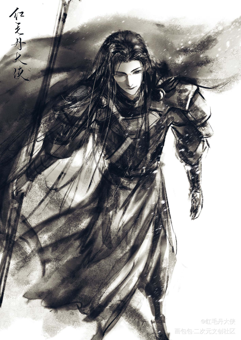 杀破狼 长顾_杀破狼长顾长庚顾昀平涂头像插画绘画作品