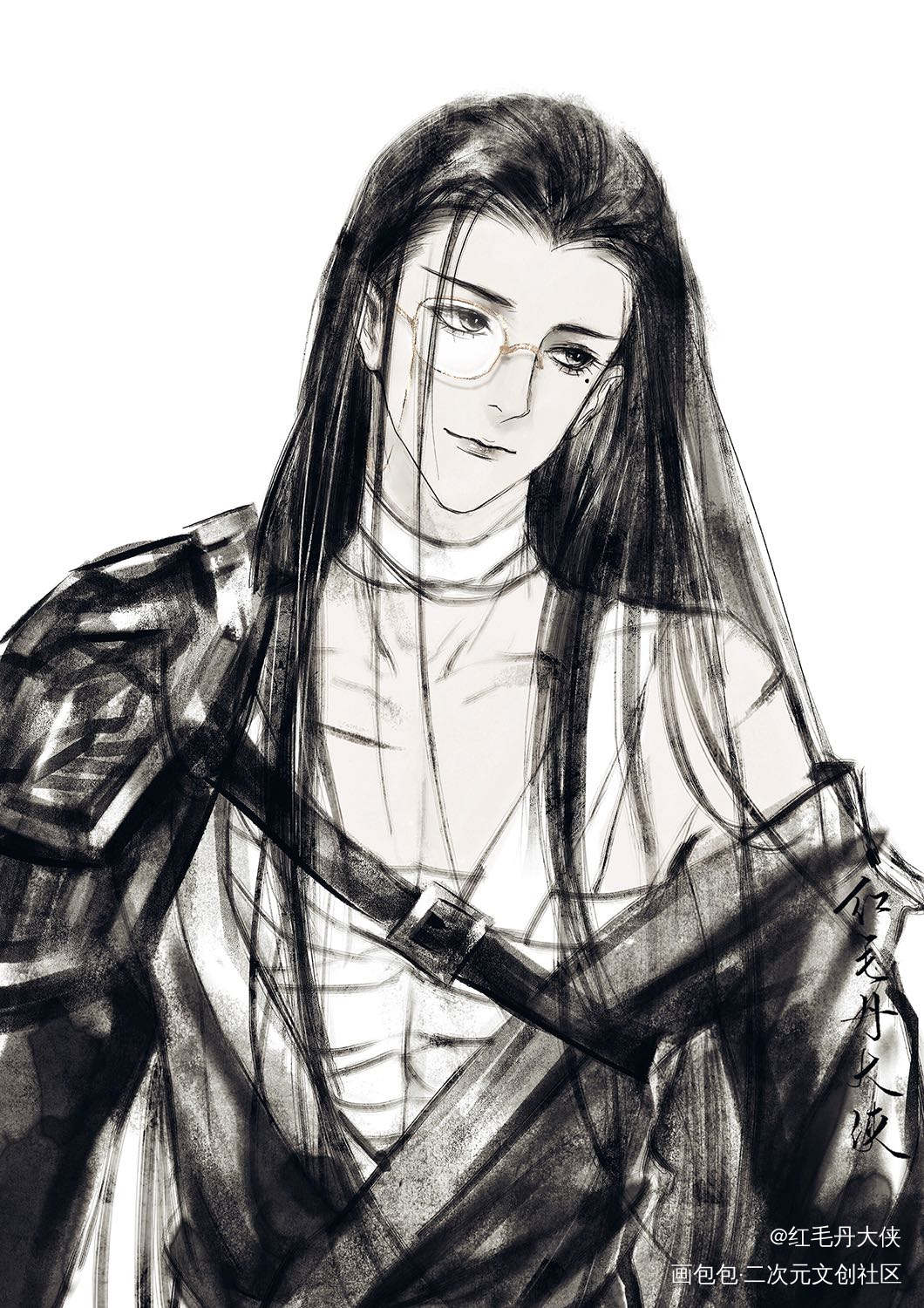 杀破狼 长顾_杀破狼长顾长庚顾昀平涂头像插画绘画作品