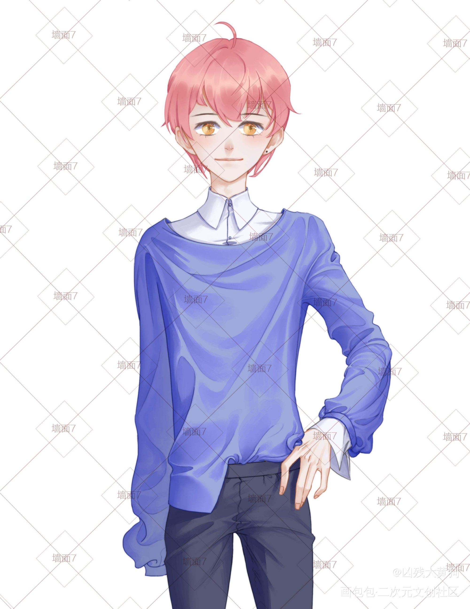 稿，勿用_平涂日系我要上首推原创绘画作品