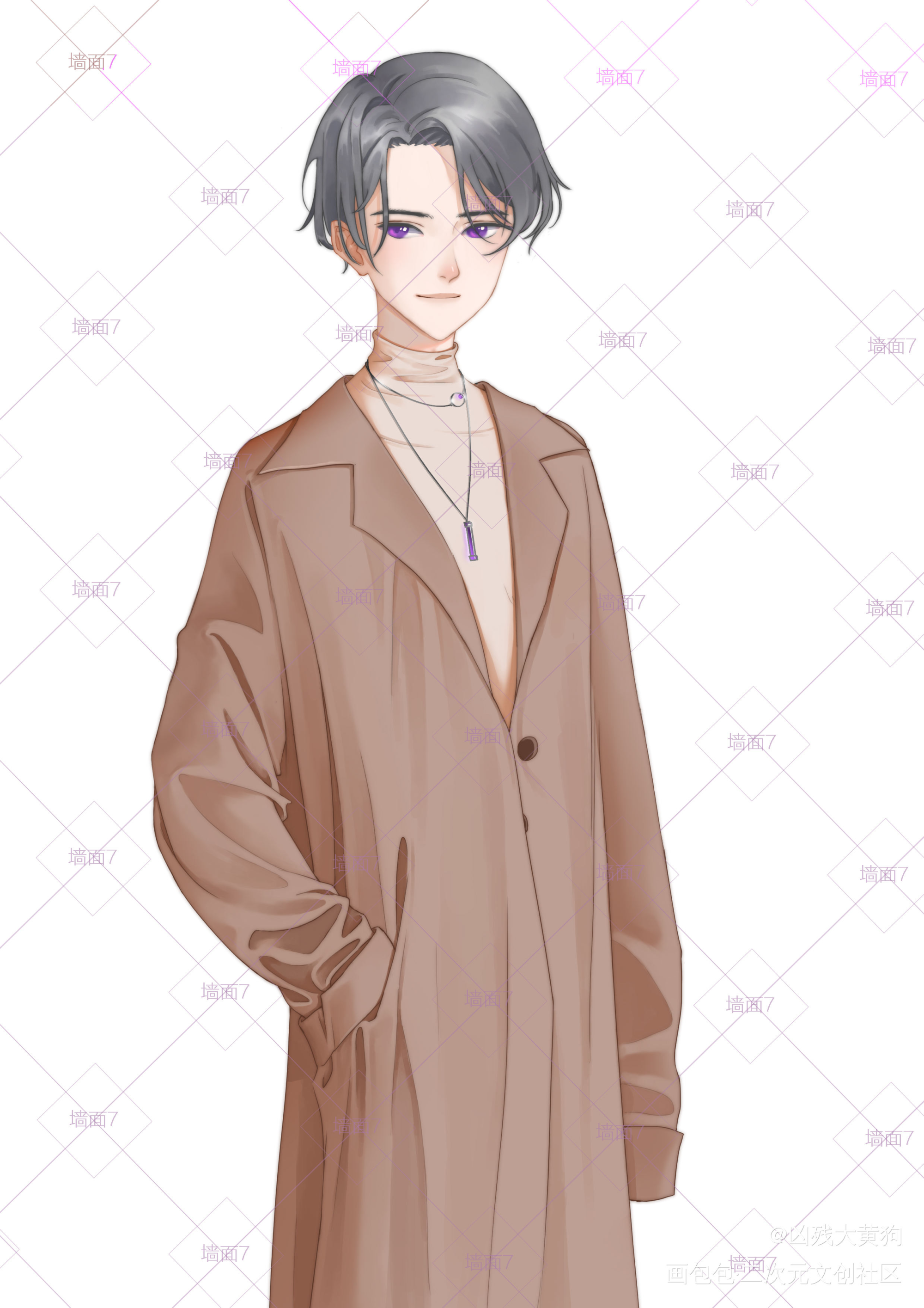 稿，勿用_平涂日系我要上首推原创绘画作品