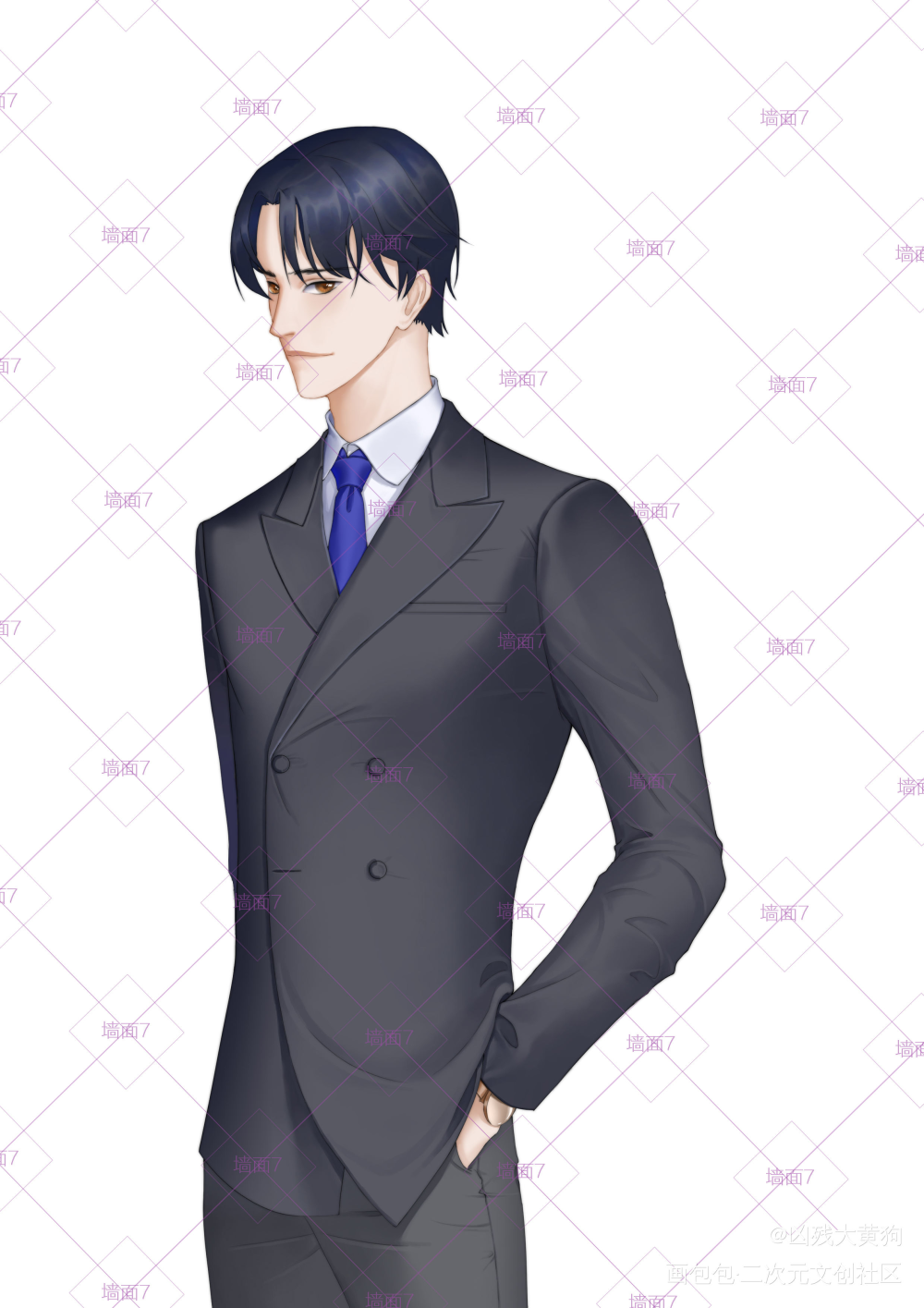稿，勿用_平涂日系我要上首推原创绘画作品