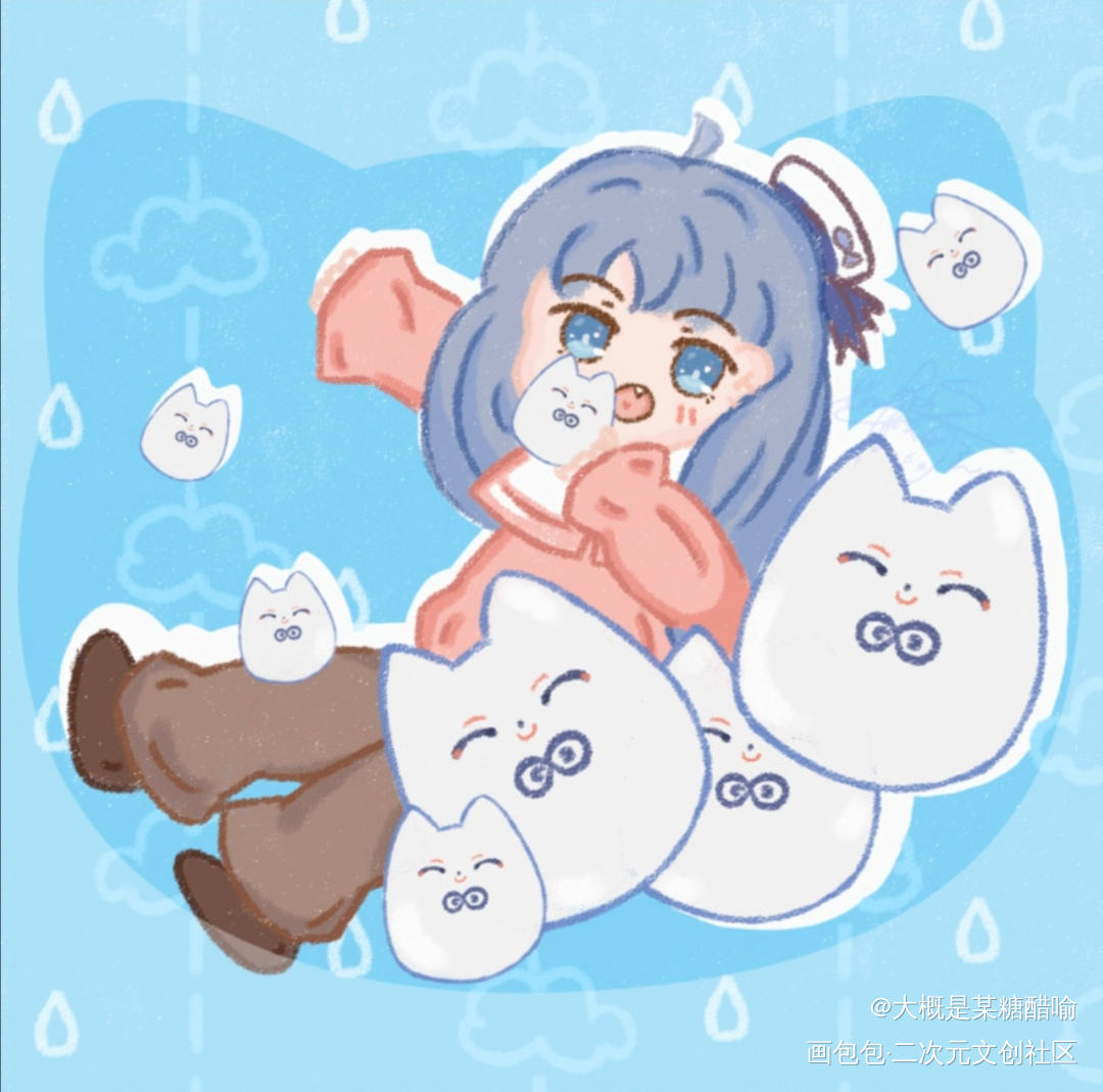 涂个自设_立绘平涂日系Q版求点评我要上首推头像周边设计原创头像原创原创ococ绘画作品