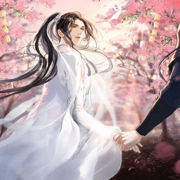 赏花_二哈和他的白猫师尊楚晚宁平涂头像绘画作品