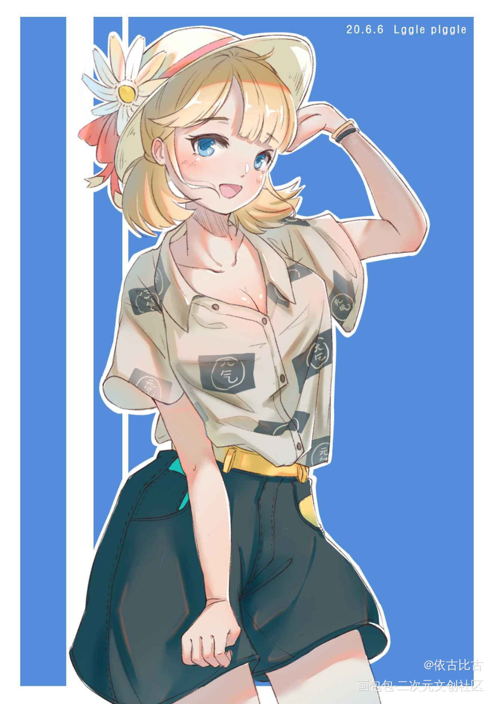 练习_平涂日系求点评求配文我要上首推插画原创原创绘画作品
