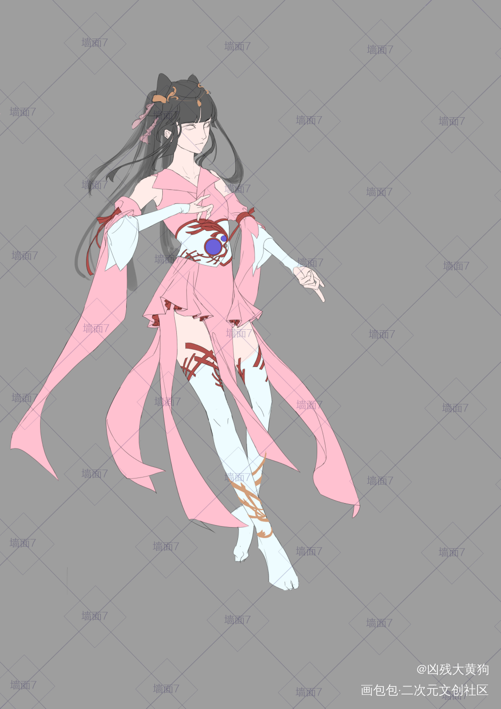 服设_古风平涂我要上首推原创绘画作品