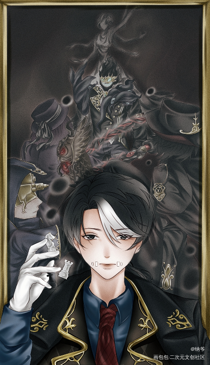 胜券在握_第五人格特蕾西伊索卡尔伊莱卡尔插画绘画作品