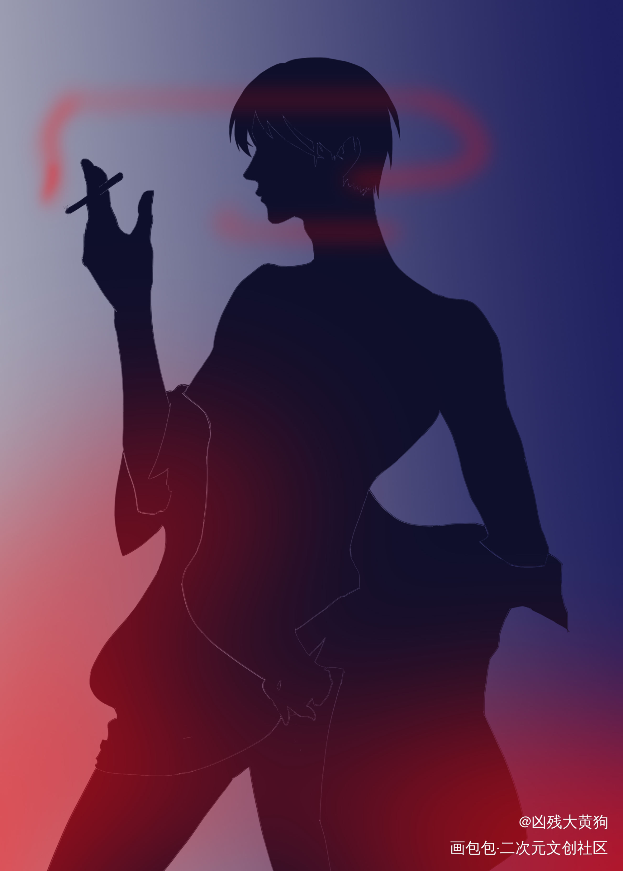 破云同人_破云严峫江停平涂日系我要上首推绘画作品