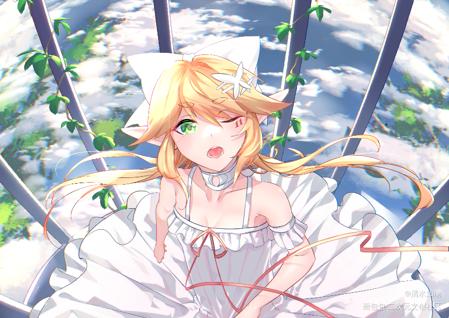 十一_赛尔号茉蕊儿日系插画绘画作品