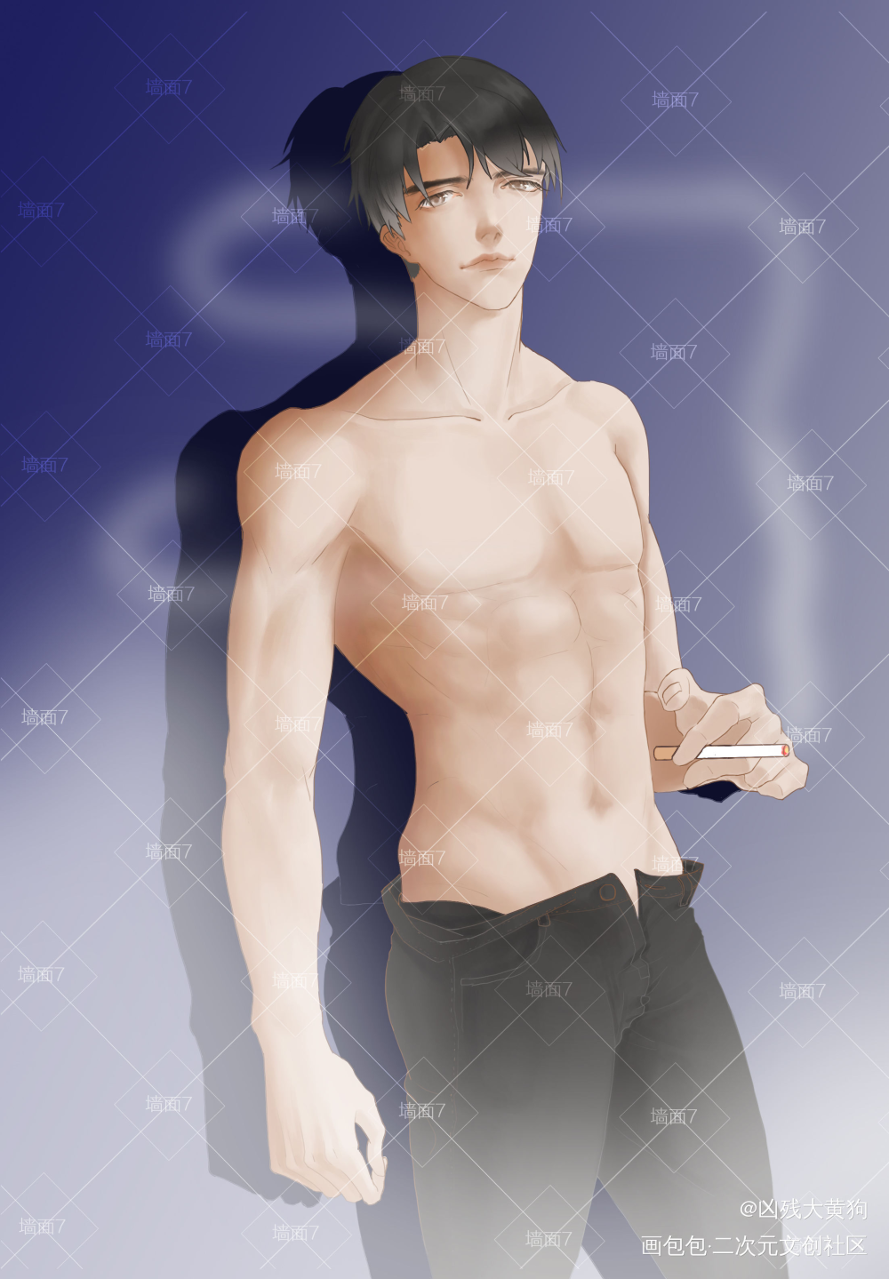 破云同人_破云严峫日系我要上首推绘画作品