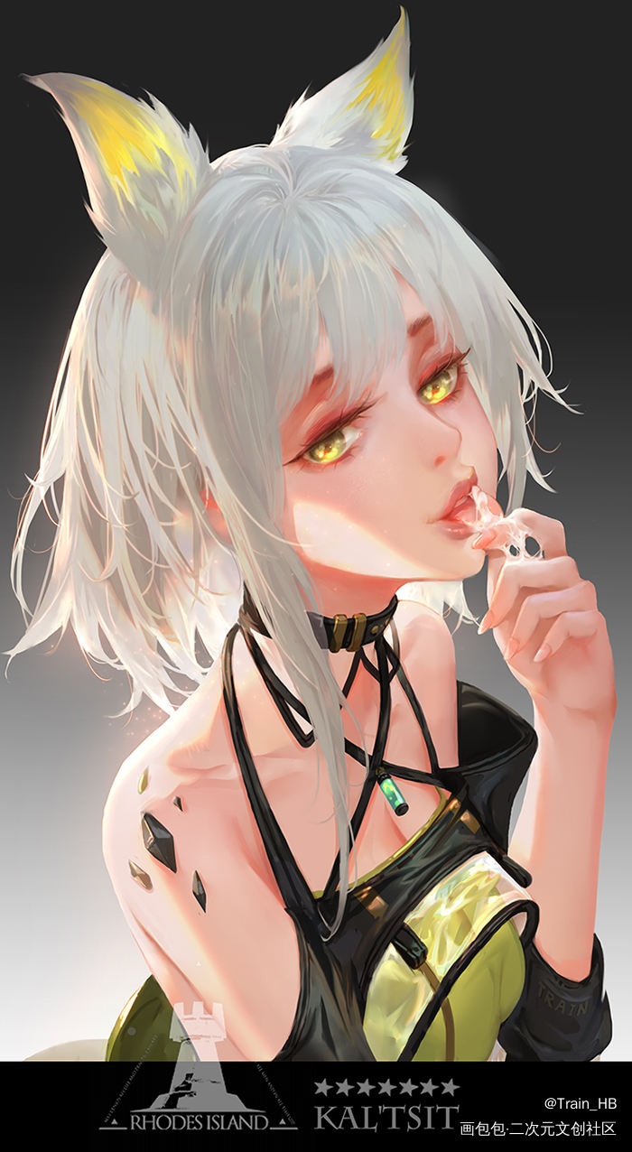 明日方舟_凯尔希_明日方舟凯尔希绘画作品