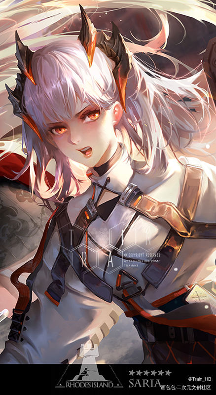 明日方舟-塞雷娅&苇草_明日方舟塞雷娅苇草绘画作品
