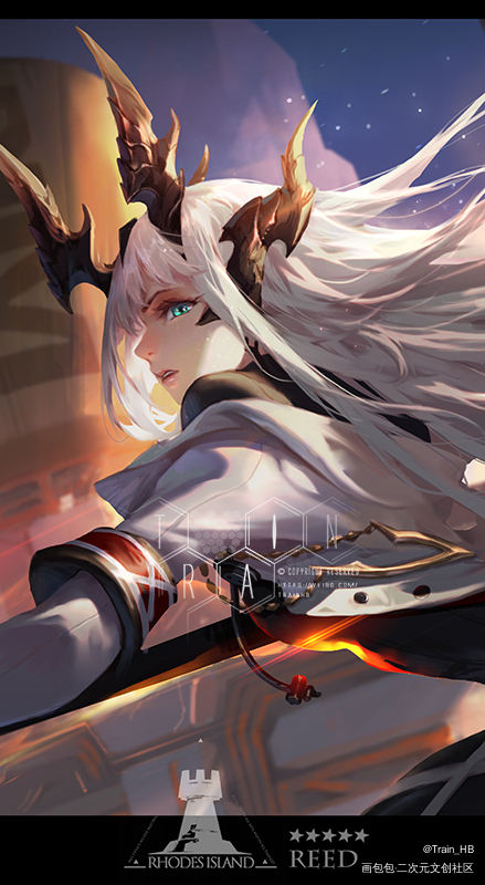 明日方舟-塞雷娅&苇草_明日方舟塞雷娅苇草绘画作品