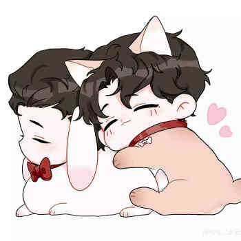 一起觉觉_谁把谁当真188男团黎朔赵锦辛q版同人娘娘腔谁把谁当真绘画