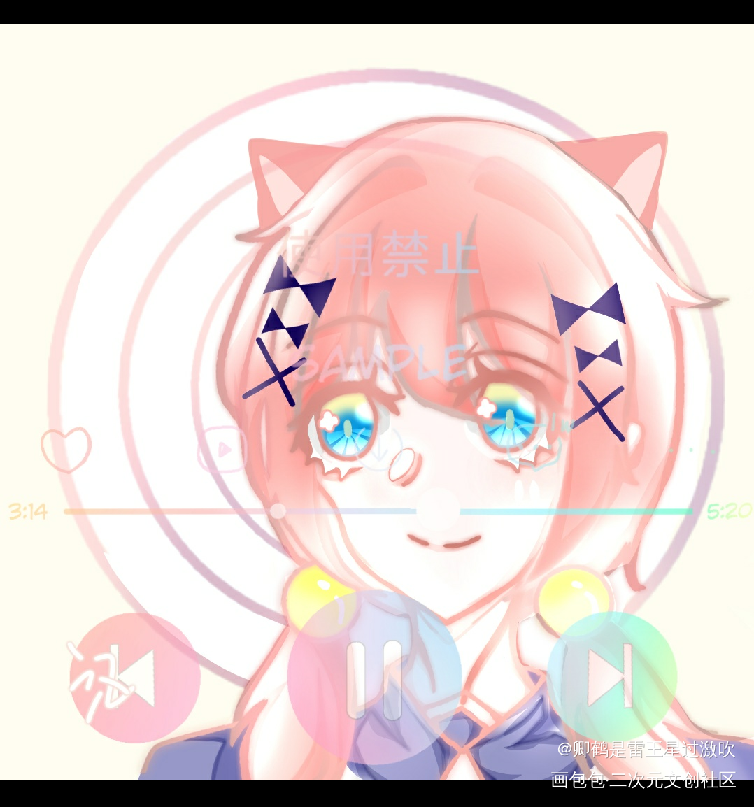 三个月前的画风hhhhhhhh_平涂推荐头像同人原创原创绘画作品