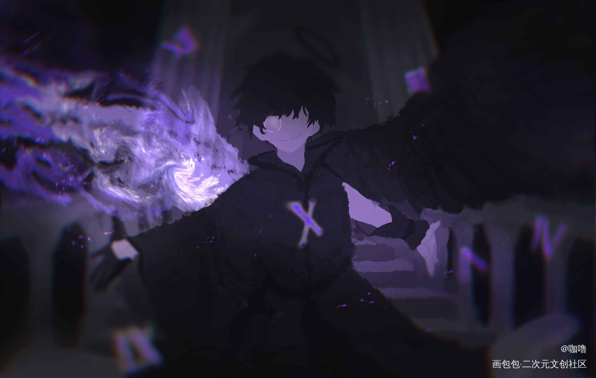 _诡秘之主阿蒙插画绘画作品