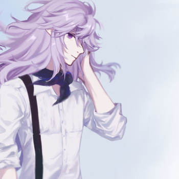 梅林_fgo手游fgo梅林厚涂日系插画同人绘画作品