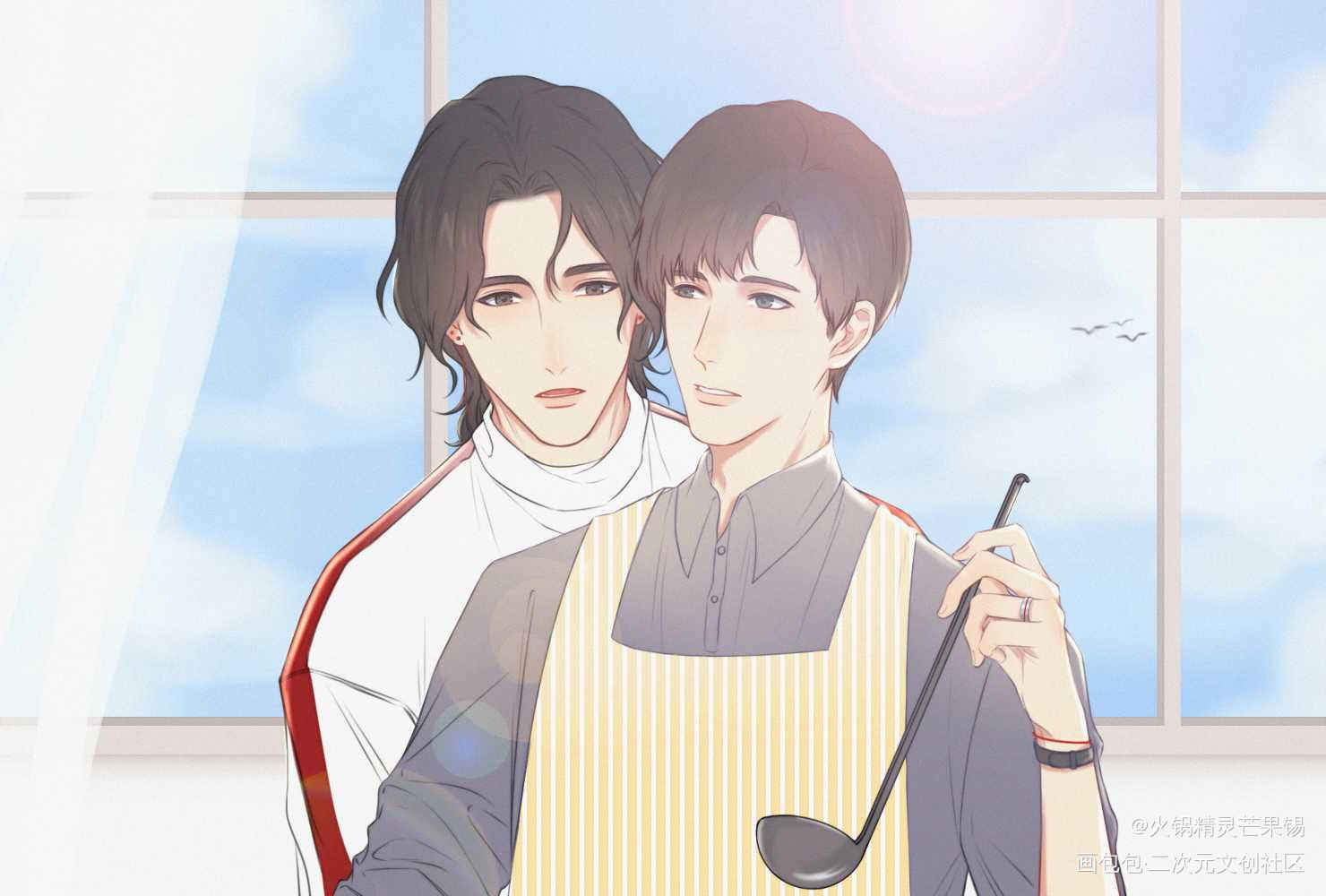 -_一醉经年188男团寒故何故宋居寒平涂同人绘画作品