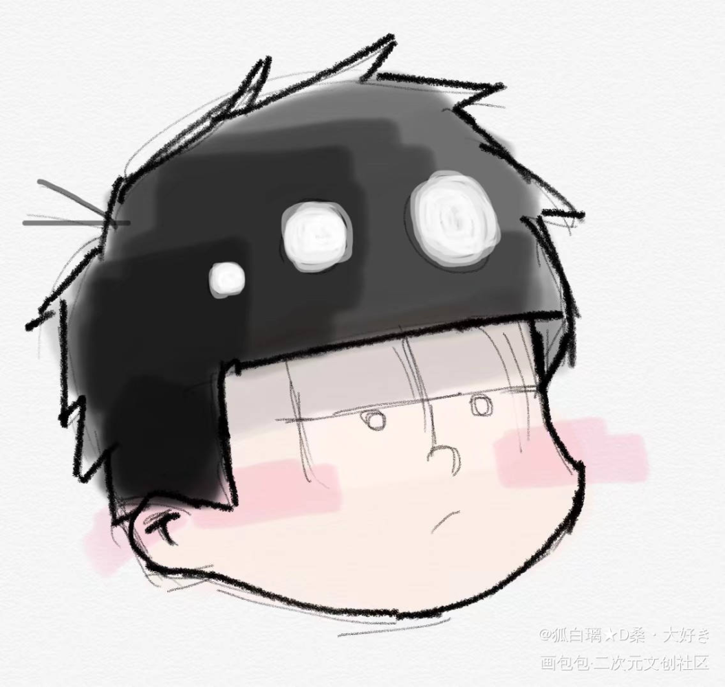 一松_阿松日系同人おそ松くん松野一松松野一松一松绘画作品