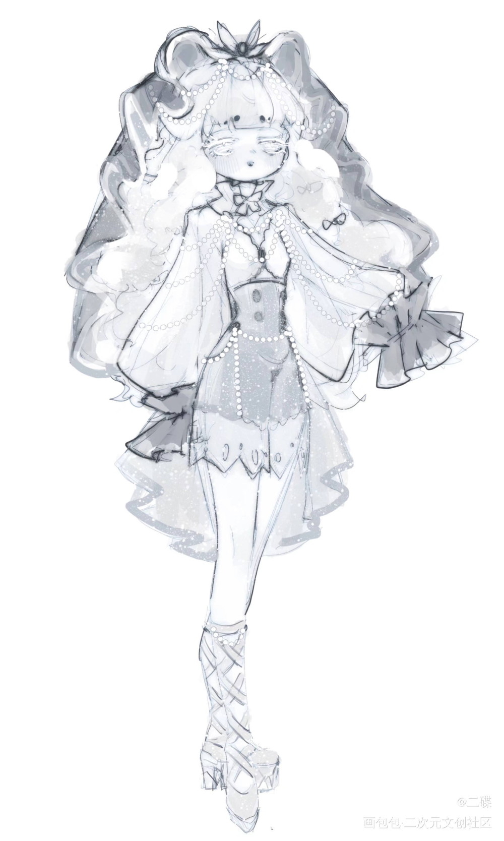 姬贝壳_姬贝壳原创oc绘画作品