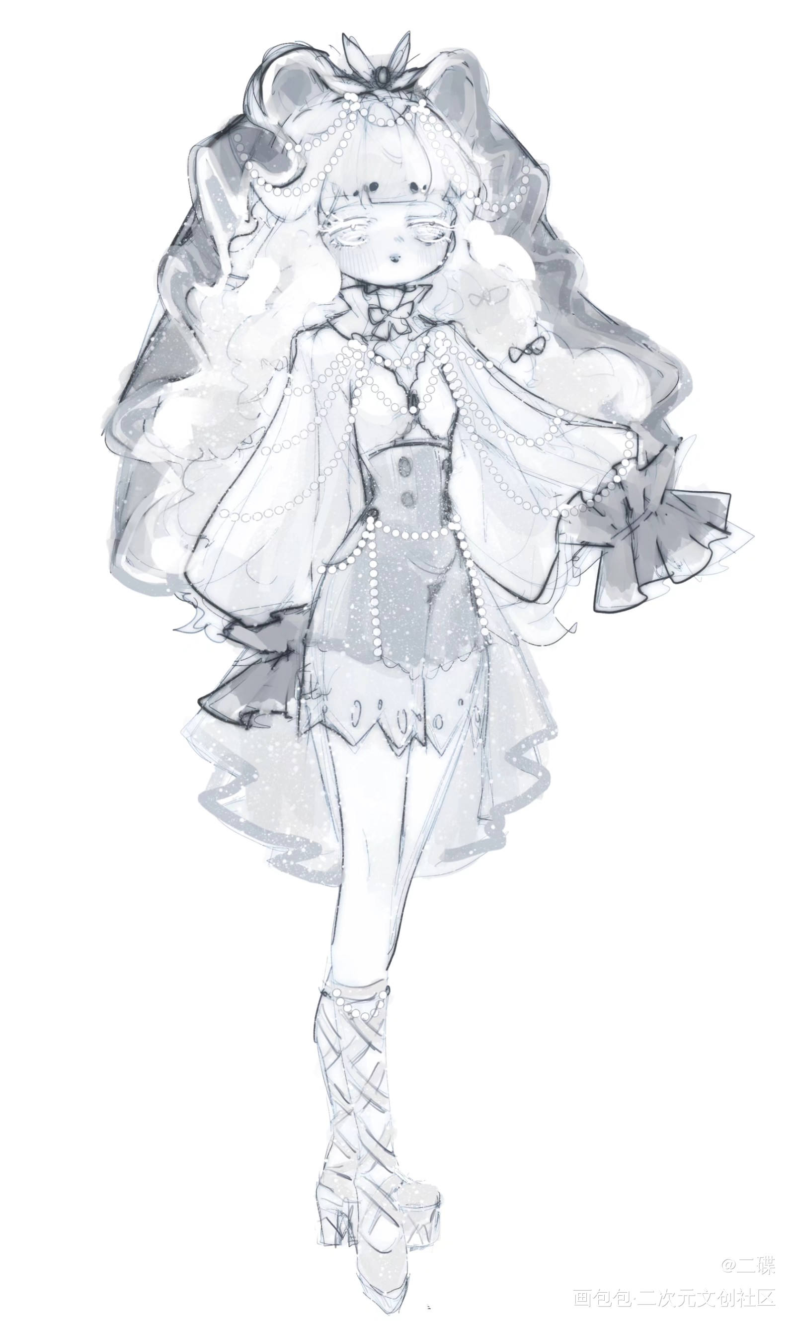 姬贝壳_姬贝壳原创oc绘画作品