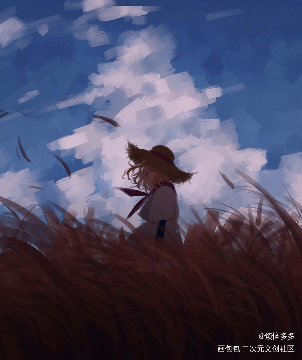 是女儿的旧图_厚涂原创ococ绘画作品