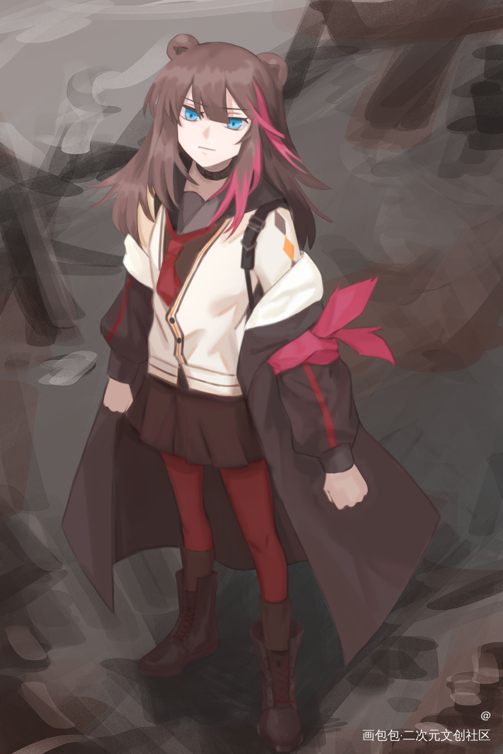 凛冬_明日方舟凛冬日系我要上首推插画同人绘画作品