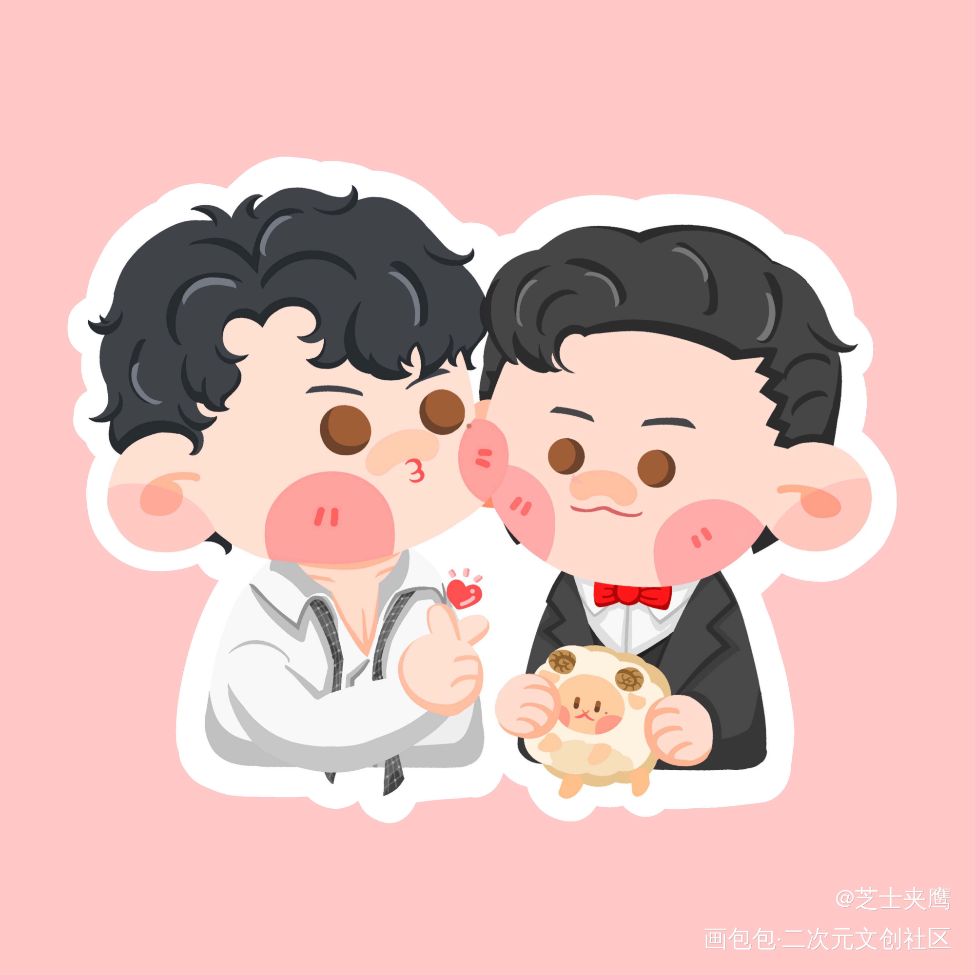 妹叔_谁把谁当真188男团妹叔黎朔赵锦辛绘画作品