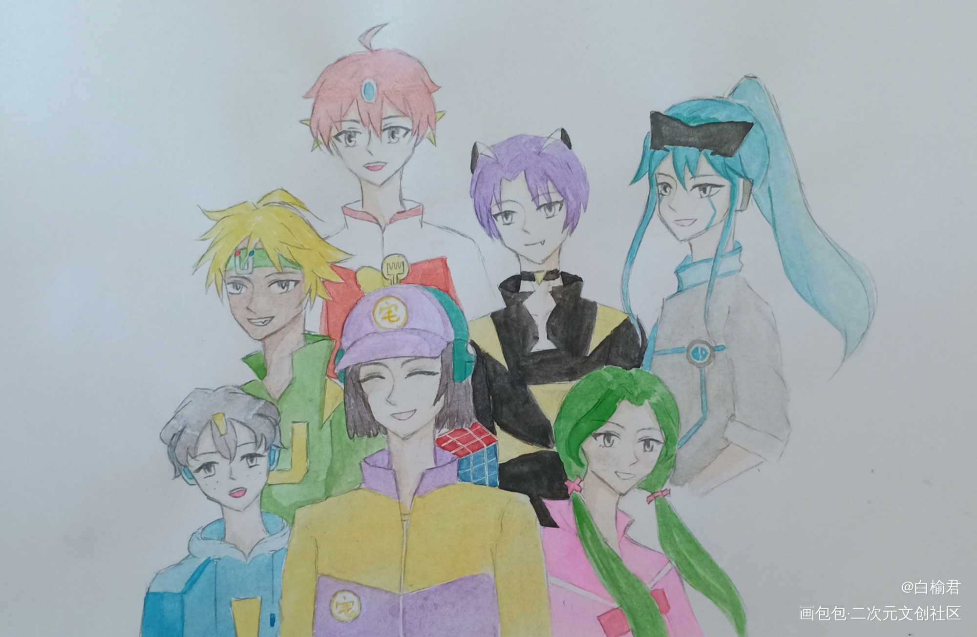 开联十周年纪念活动_开心超人联盟同人绘画作品