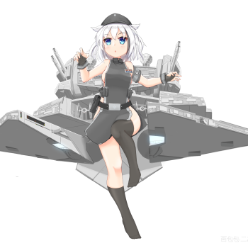 帝国i级歼星舰_星球大战帝国级歼星舰立绘平涂日系星战舰娘舰娘求点评