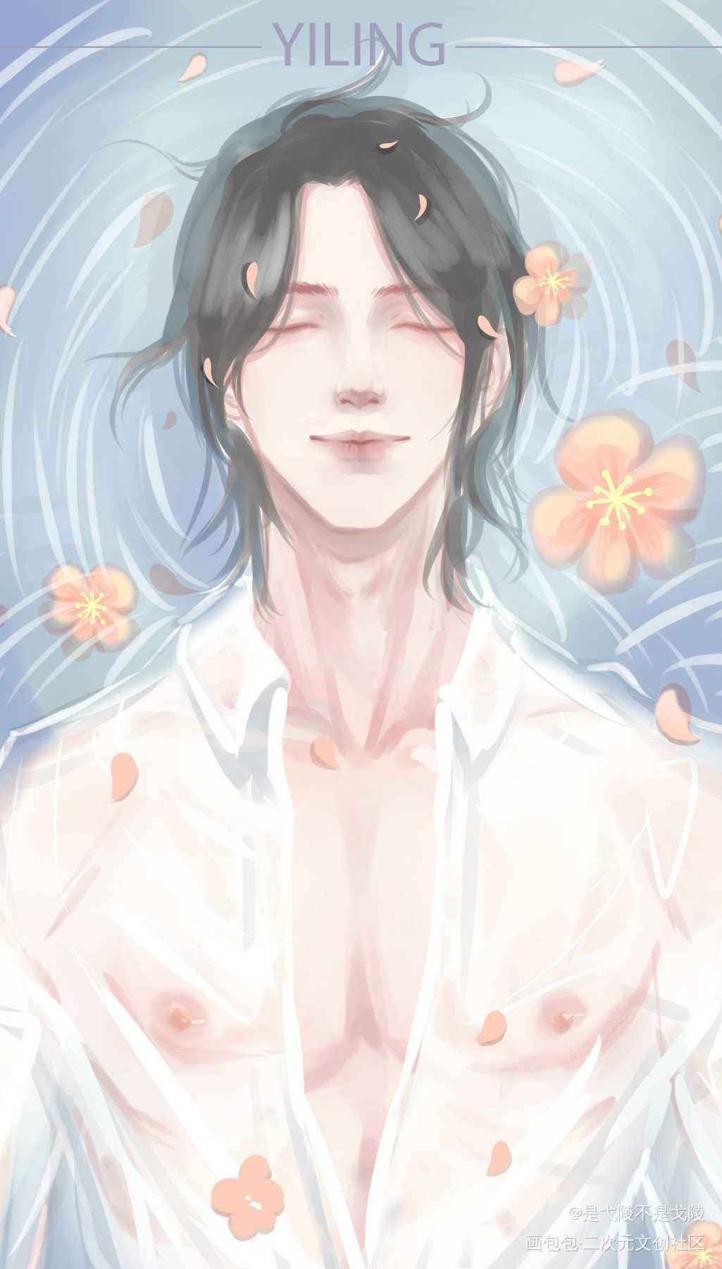 默读·费渡_默读费渡厚涂同人priest绘画作品