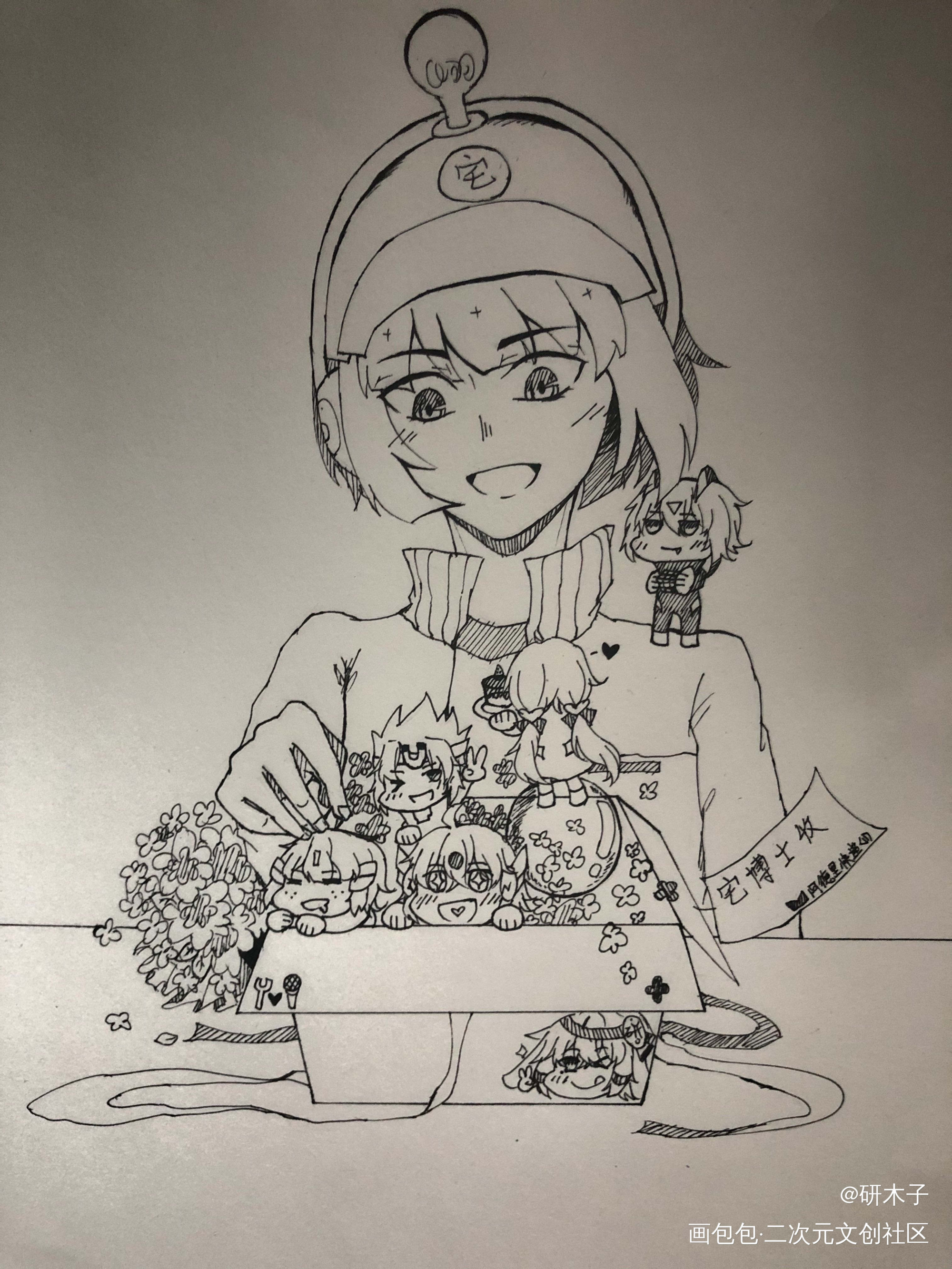 开联十周年快乐！！_开心超人联盟开心宝贝绘画作品