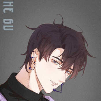 何咕咕风格挑战_一醉经年188男团何故平涂头像同人绘画作品