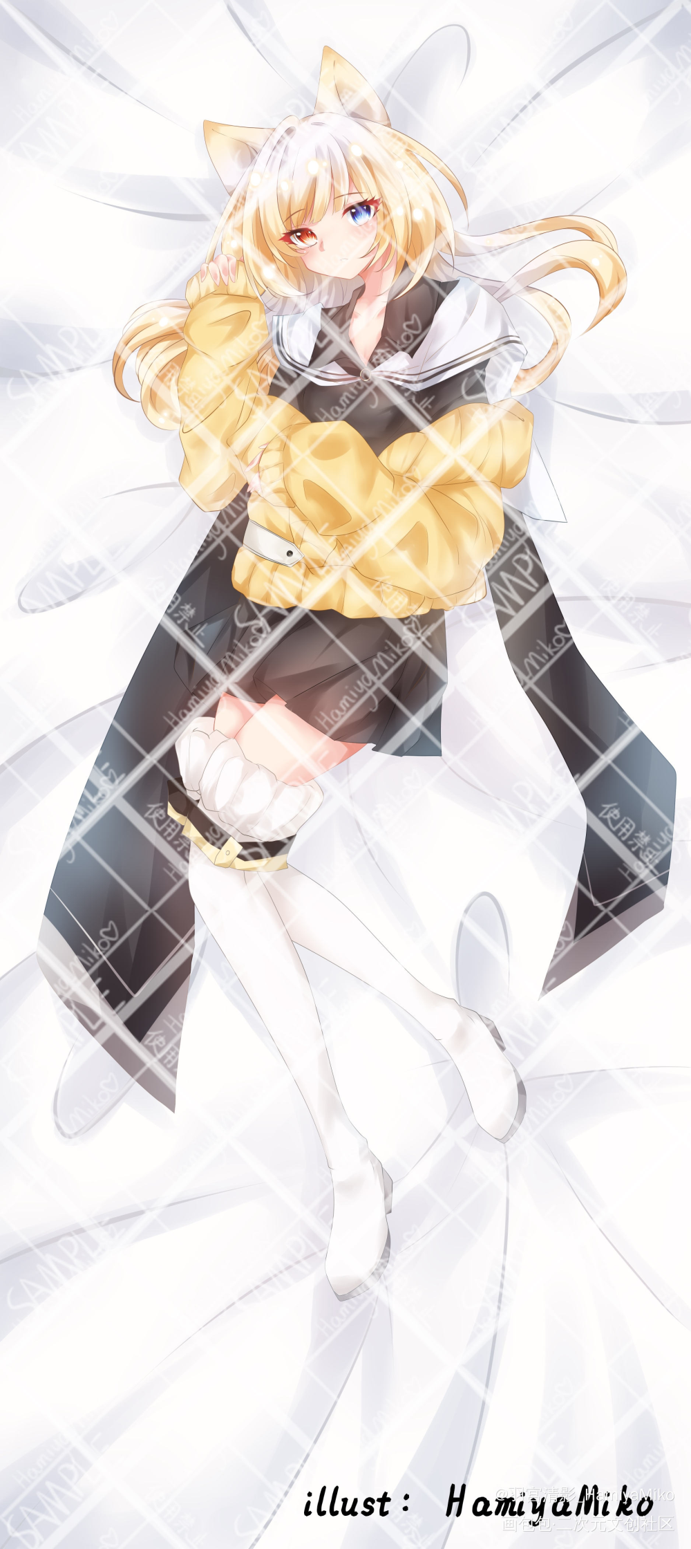 夢見で_明日方舟夜魔日系同人周边设计绘画作品