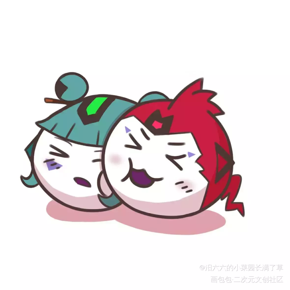 星月贴贴_开心超人联盟开心宝贝星影月舞Q版同人表情包绘画作品