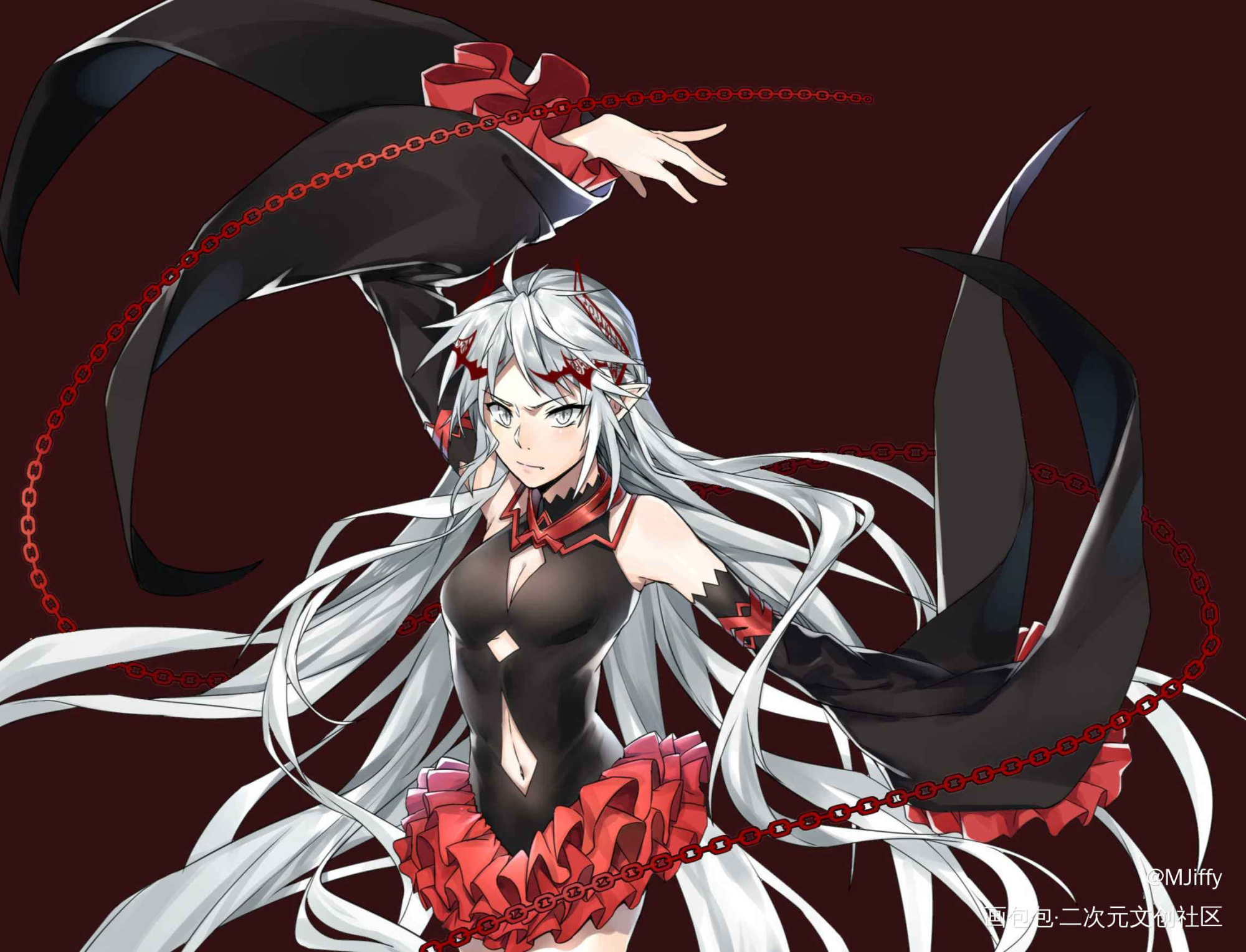 是女儿，恶魔小姐姐_立绘平涂日系我要上首推原创原创ococ绘画作品