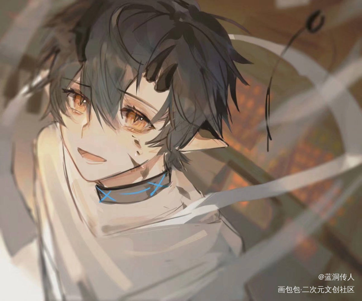 679_明日方舟炎客送葬人绘画作品