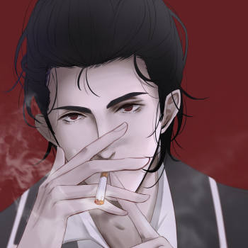 娘娘腔188男团邵群平涂头像同人绘画作品