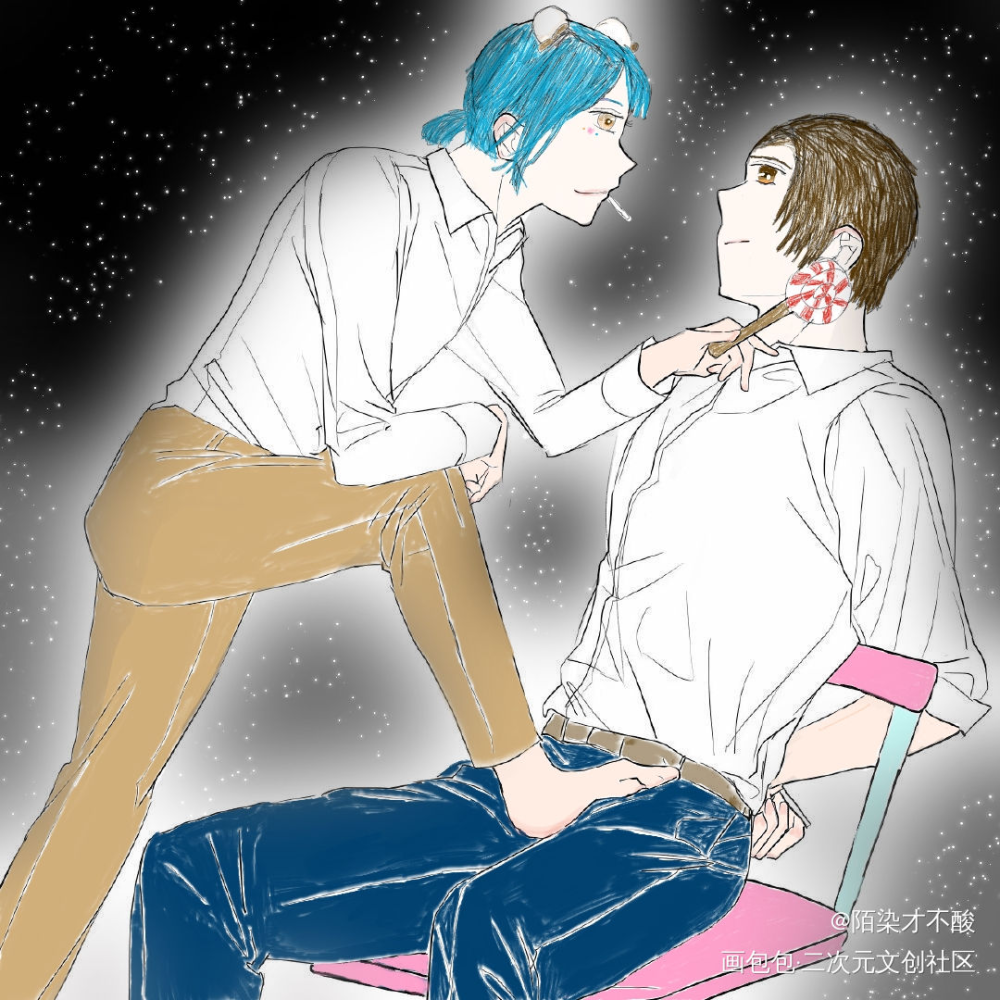 188_188男团洛羿温小辉同人绘画作品