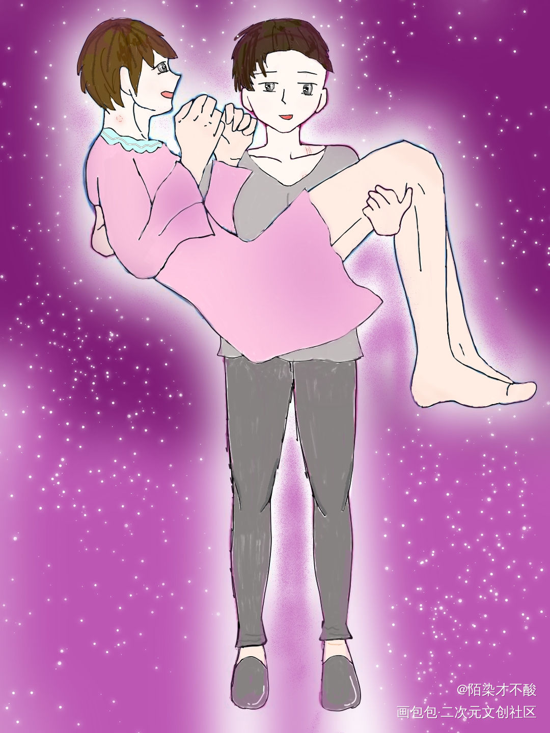 188_188男团洛羿温小辉同人绘画作品