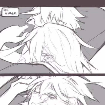 还漏了一个_凹凸世界瑞金金格瑞日系procreate绘画作品