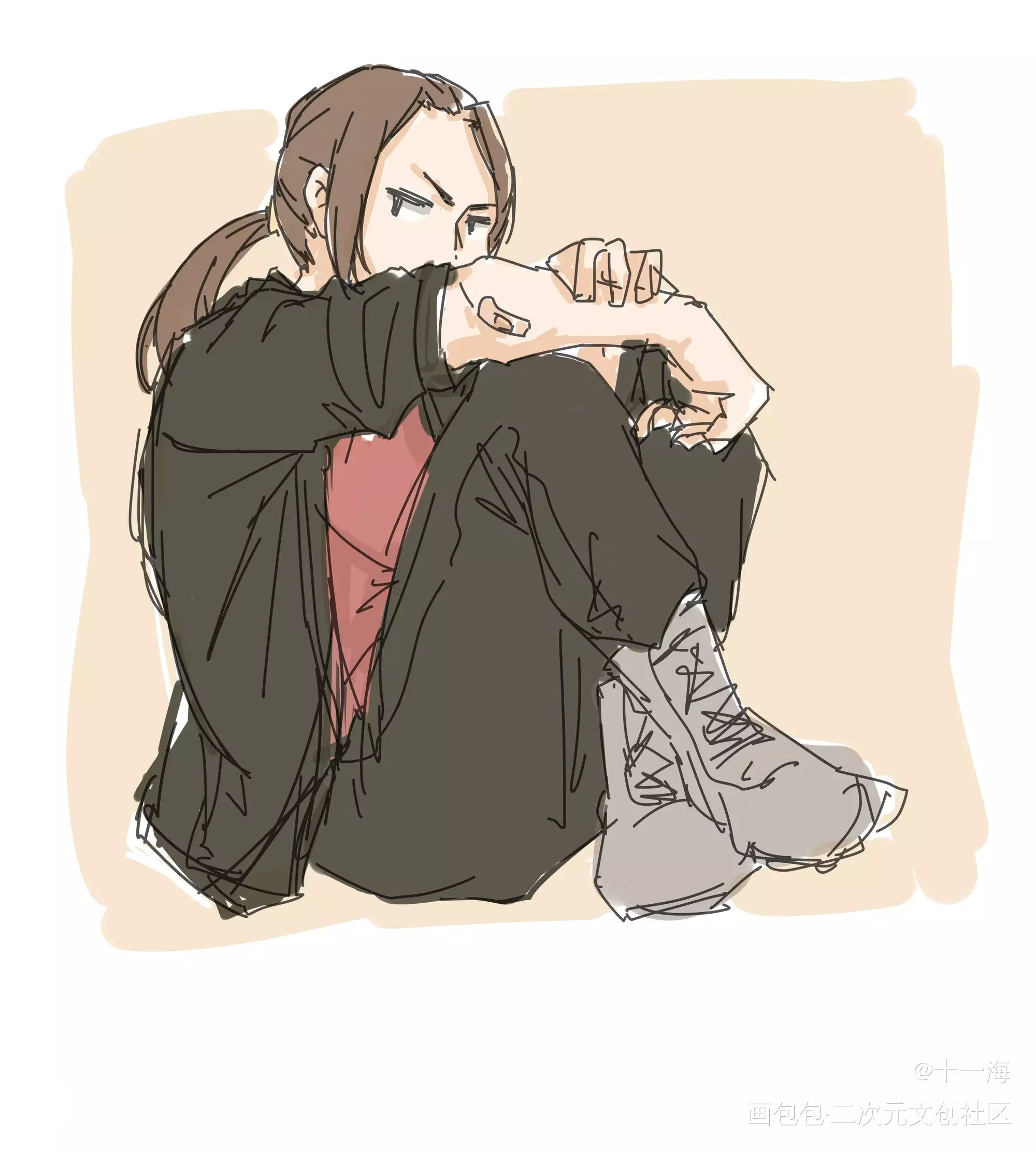 。_黑塔利亚王耀平涂绘画作品